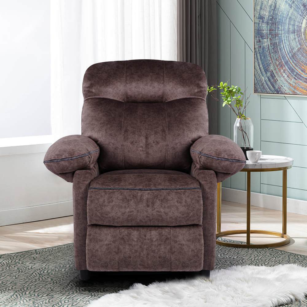 Latitude Run Manual Standard Recliner Chair With Massager And Heat & Reviews
